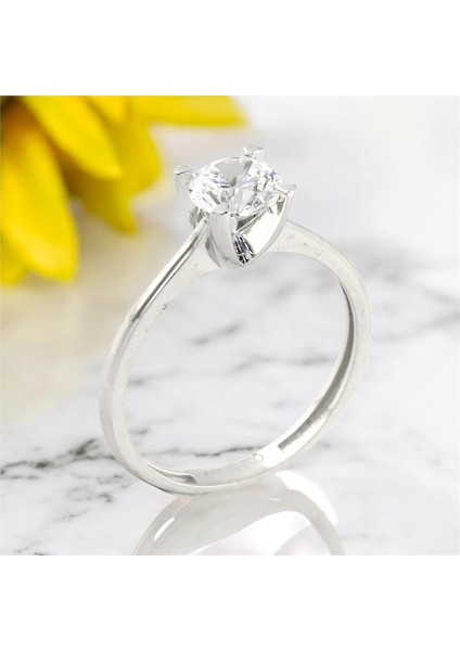 14 Ayar Altın Tektaş Yüzük - 0201195 fiyatları