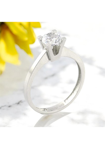 14 Ayar Altın Tektaş Yüzük - 0201194 fiyatları