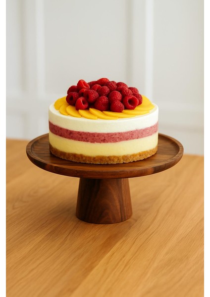 Akasya Ayaklı Sunumluk & Sunum Tabağı & Sunum Servisi 25X25X10 cm fırsatları