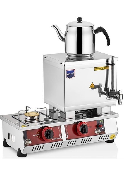 15 Model Tek Demlikli Tüplü(Ce) Çay Ocağı 14 Lt