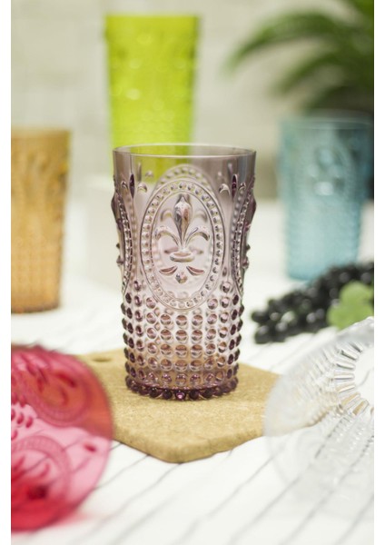 Akrilik Renkli 6'lı Uzun Bardak & Su Meşrubat Bardağı 750 ml ( Büyük Boy & Cam Değildir ) indirimleri