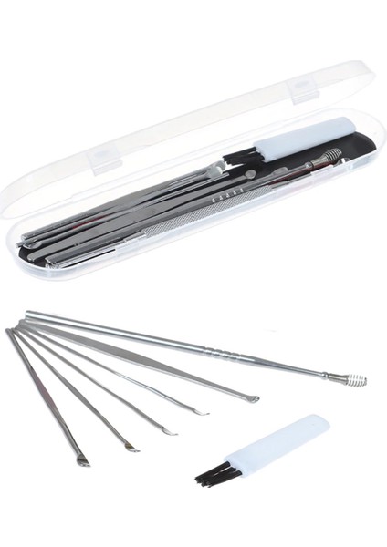 6 Parça Paslanmaz Çelik Kulak Balmumu Toplayıcı Çıkarıcı Temizleyici Bakımı Çubuk Seti (5314) fiyatları