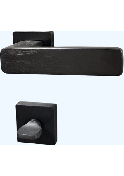 Alaca Titanyum Kare Rozetli Oda Kapı Kolu fiyatları