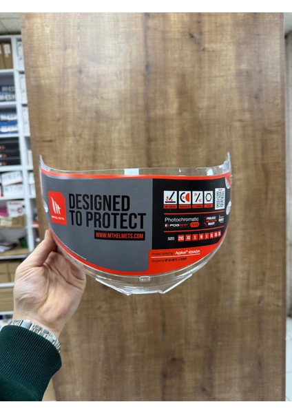 Vizör Şefaf Renk V-28 Kask Camı V-28B