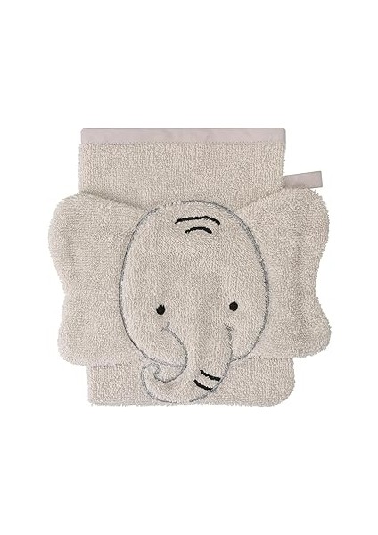 Porland Sty Elephant Gri Havlu Sabunluk