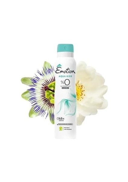 Emotion Aqua Kiss Deodorant, 150 Mililitre