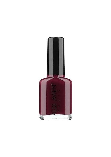 Alix Avien Bordo Oje 107 - Yüksek Pigmentli Uzun Süreli Kalıcılık Hızlı Kuruma - Nail Lacquer 107