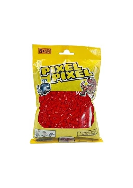 Red Castle 3000 Adet Midi Boncuk Kırmızı- PPB-3000-14