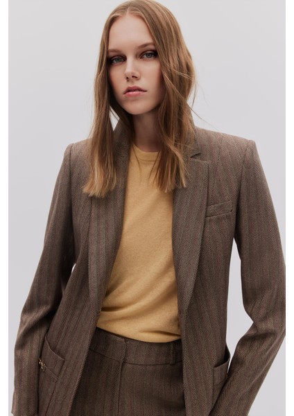 Balıksırtı Toka Detaylı Blazer Pantolon Takım fiyatları