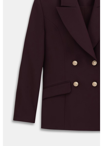 Kruvaze Blazer Pantolon Takım