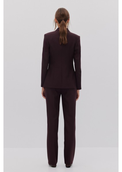 Kruvaze Blazer Pantolon Takım