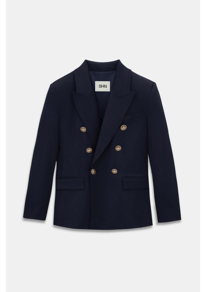 Dikiş Detaylı Kruvaze Blazer Pantolon Takım modelleri