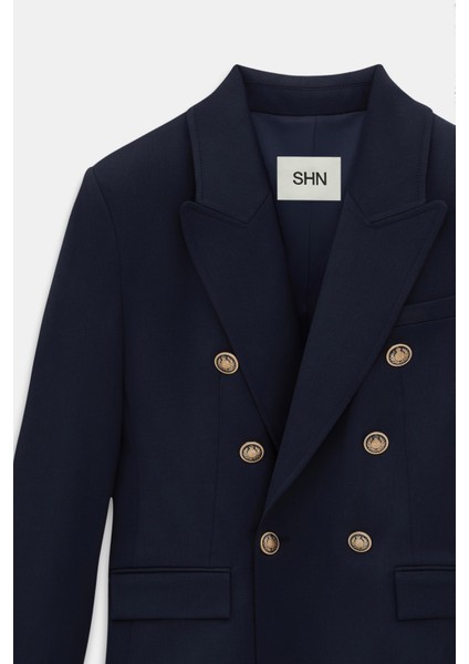 Dikiş Detaylı Kruvaze Blazer Pantolon Takım fırsatları