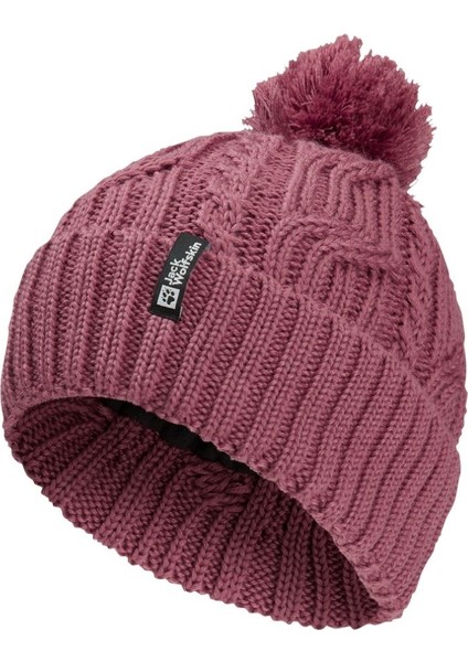 Pompom Beanie Unisex Pembe Bere