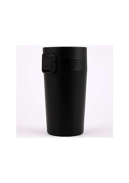 380 ml Siyah Sızdırmaz Termos Matara – Çift Katmanlı Paslanmaz Çelik, Isı Yalıtımlı Seyahat ve Ofis
