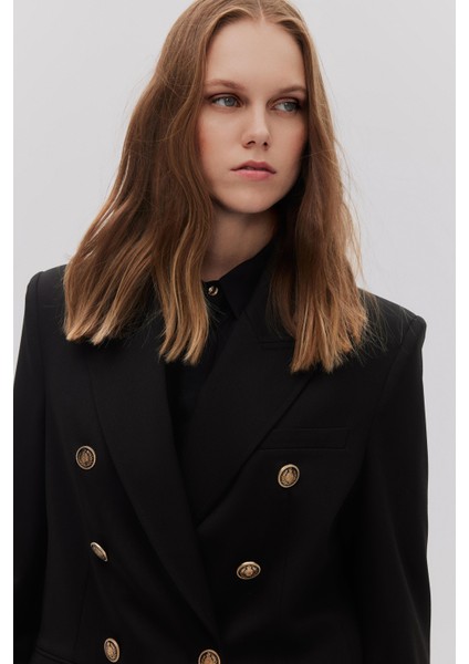 Dikiş Detaylı Kruvaze Blazer Pantolon Takım fiyatları