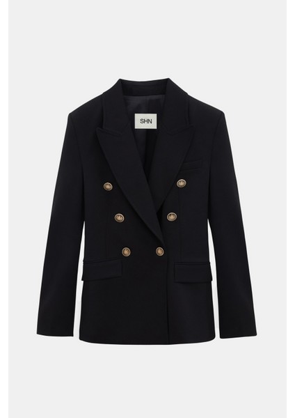 Dikiş Detaylı Kruvaze Blazer Pantolon Takım modelleri