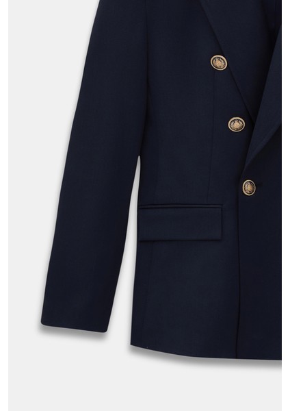 Dikiş Detaylı Kruvaze Blazer Pantolon Takım indirimleri