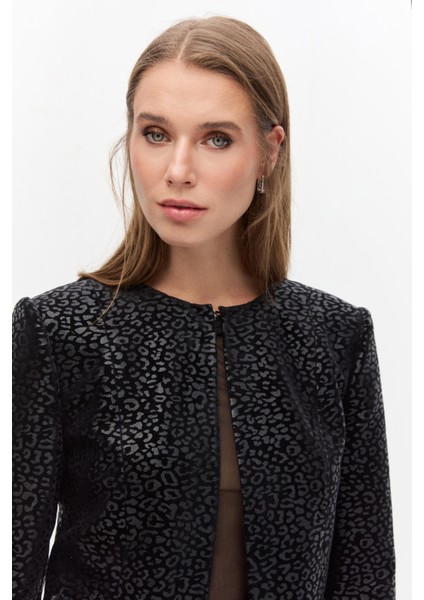 Desenli Kadife Blazer Takım indirimleri