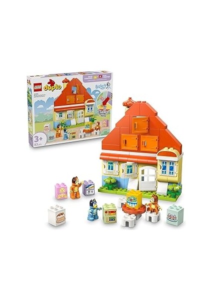 Duplo Bluey: Bluey Ailesinin Evi ve Hafıza Oyunu 10459-3 Yaş ve Üzeri Çocuklar Için Interaktif