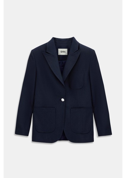 Çizgili Blazer Pantolon Takım modelleri