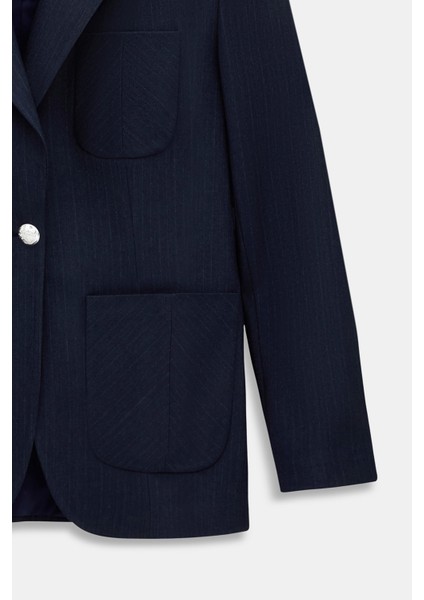 Çizgili Blazer Pantolon Takım indirimleri