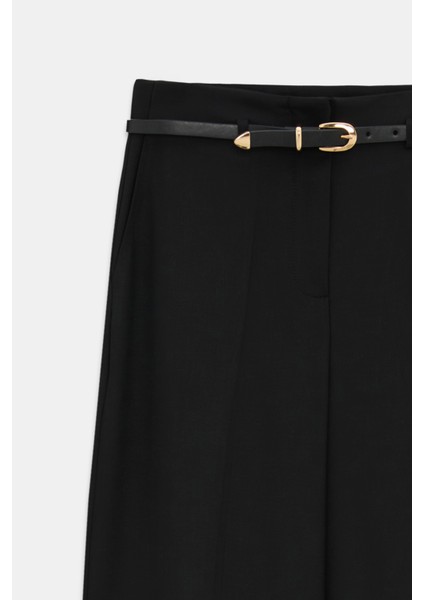 Düğmeli V Yaka Yelek Pantolon Takım