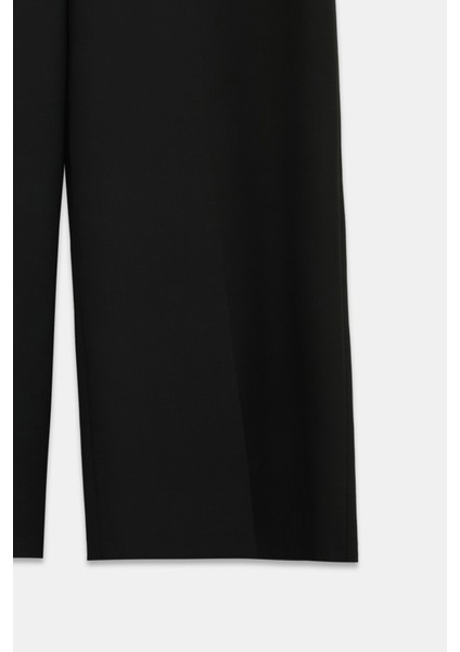 Düğmeli V Yaka Yelek Pantolon Takım