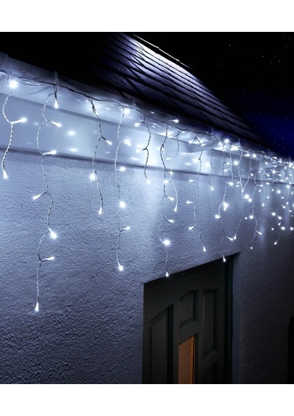 20 Metre Perde LED Işık Birbirine Ek Yapılabilir Dekoratif Saçak LED Aydınlatma Iç-Dış Mekan 8 Animasyonlu fiyatları