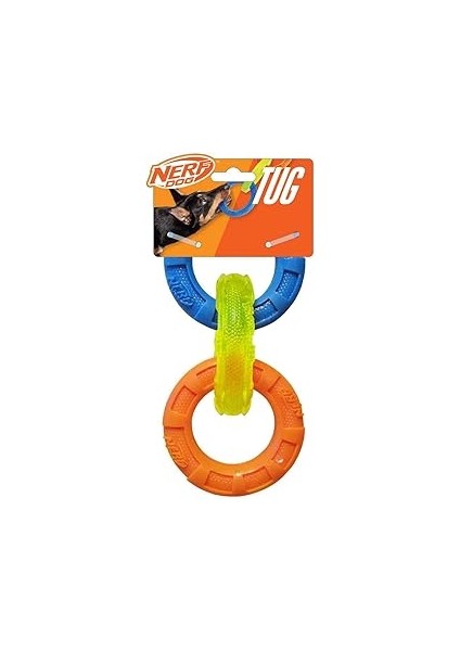 Nerf Tpr 3 Halka Römork Mavi/yeşil/turuncu Köpek Oyuncağı, Küçük