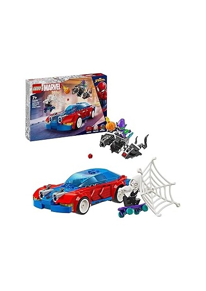 | Örümcek Adam Yarış Arabası ve Venom Green Goblin 76279 – 7 Yaş ve Üzeri Kız ve Erkek