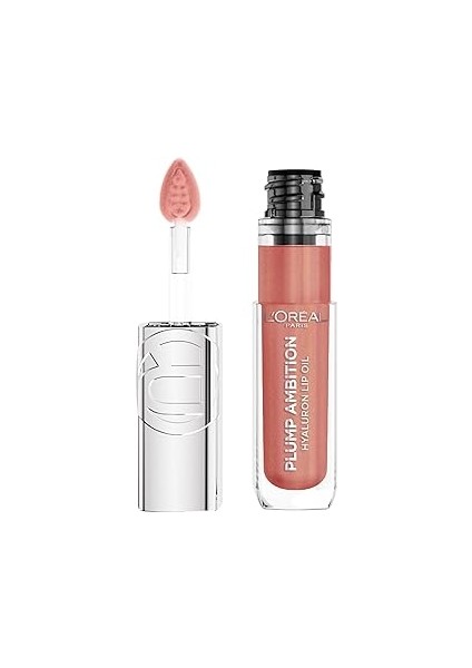 L'oréal Paris Plump Ambition Hyaluron Lip Oil Besleyici ve Nemlendirici Dudak Parlatıcısı - 650 Nud