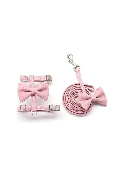 Aputue Kedi Tasması ve Kayış Seti, Ayarlanabilir Yumuşak Nefes Alabilir Şeritli Yelek Tasması, Küçü