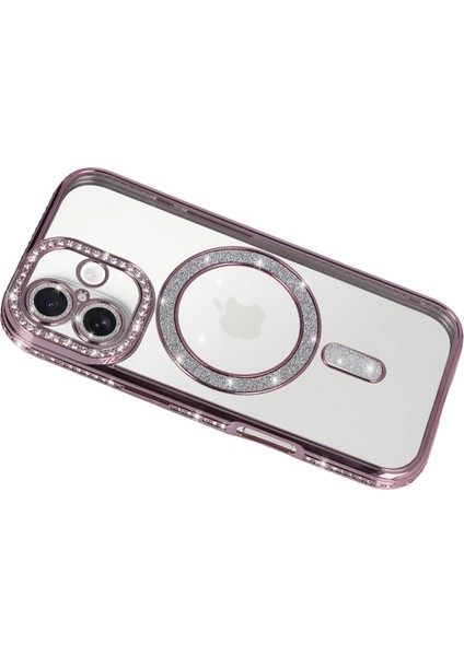 Iphone 17 Joke Simli Magneticsafe Kılıf - Pembe modelleri