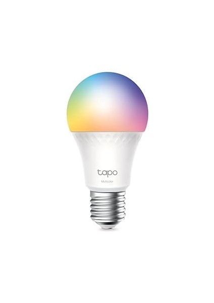Tapo Tp-Link L535E, Matter Wi-Fi LED Akıllı Ampul, Çok Renkli, E27,60W 806 Amazon Alexa ve Google H