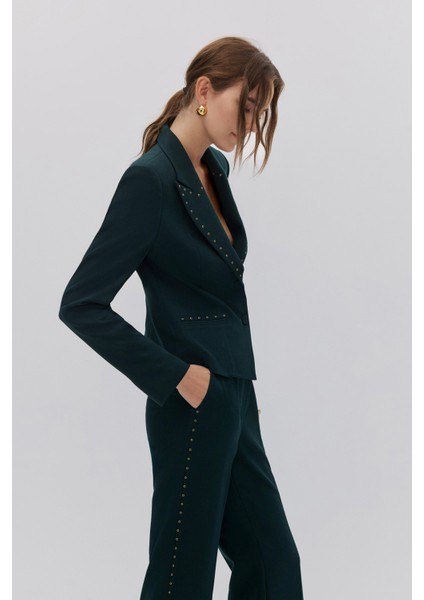 Taş Detaylı Blazer Pantolon Takım fiyatları