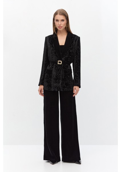 Desenli Kadife Blazer Takım fiyatları