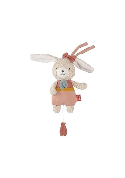 Fehn Müzik Kutusu Tavşan - Sevimli Oyuncak ve Pamuklu Uyku Yardımcısı (Organik) - Rahatlatıcı