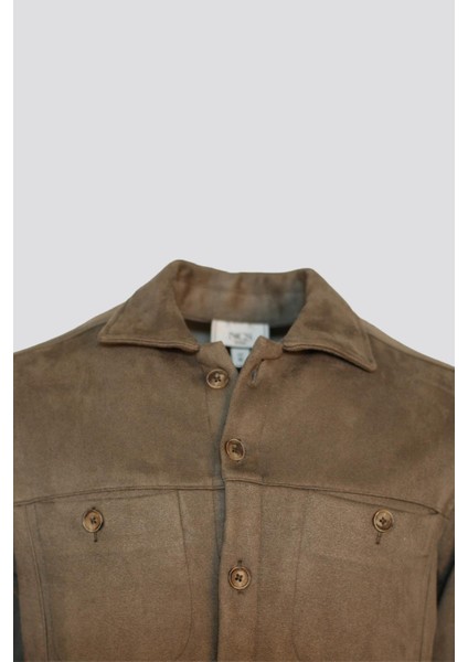 Erkek Gömlek Süet Dokulu Haki 7281 fiyatları