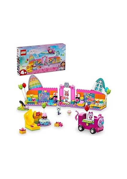Gabby’s Dollhouse Gabby’nin Parti Odası 10797, 4 Yaş ve Üzeri Çocuklar Için Yaratıcı Oyuncak Y