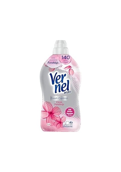 Vernel Konsantre Çamaşır Yumuşatıcısı 1320 ml 55 Yıkama Çiçek Ferahlığı