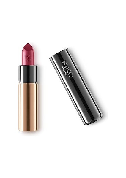 Kiko Milano Ruj - Gossamer Emotion Creamy Lipstick - 142 Deep Mauve - Kremsi Parlak Lipstick