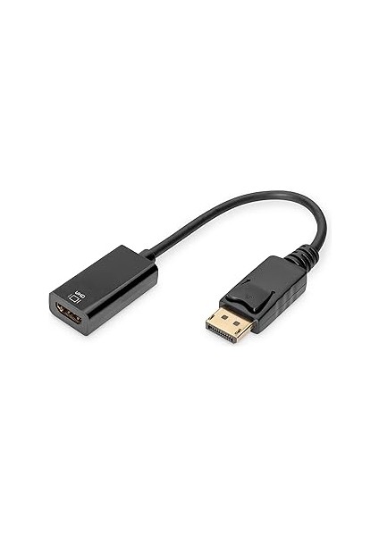 Digitus Aktif Displayport Adaptör Kablosu - Dp - HDMI Tip A - HDMI 2.0 - Ultrahd 4K/60Hz - 0.2m - S
