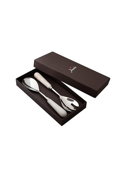 Mermer 2'li Salata Servis Seti