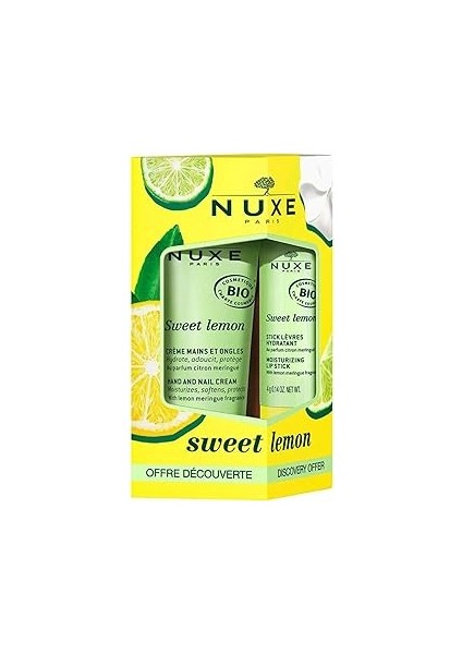Nuxe Sweet Lemon Nemlendirici ve Koruyucu Stick Dudak Kremi 4 G & El Kremi 30 ml