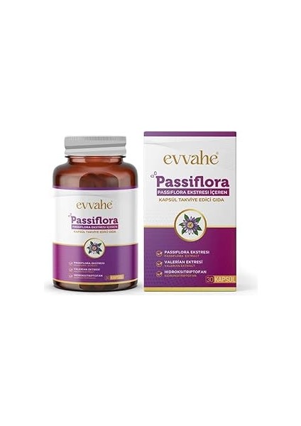 Passiflora Ekstresi Içeren Kapsül Takviye Edici Gıda