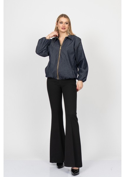 Zoe Bol Büzgülü Denim Mont 2622 fiyatları