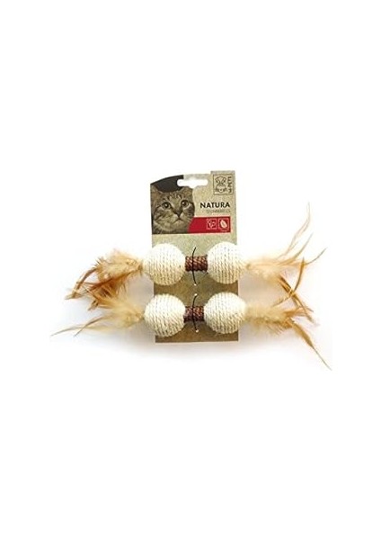 M-Pets Natura Dumbbells Kedi̇ Oyuncaği Mi̇x Color