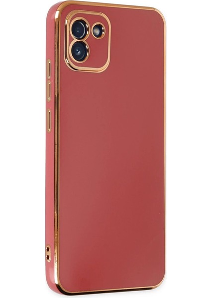 A03 Kılıf Volet Silikon - Kırmızı