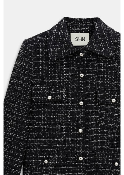 4 Cepli Ekose Blazer Etek Takım indirimleri